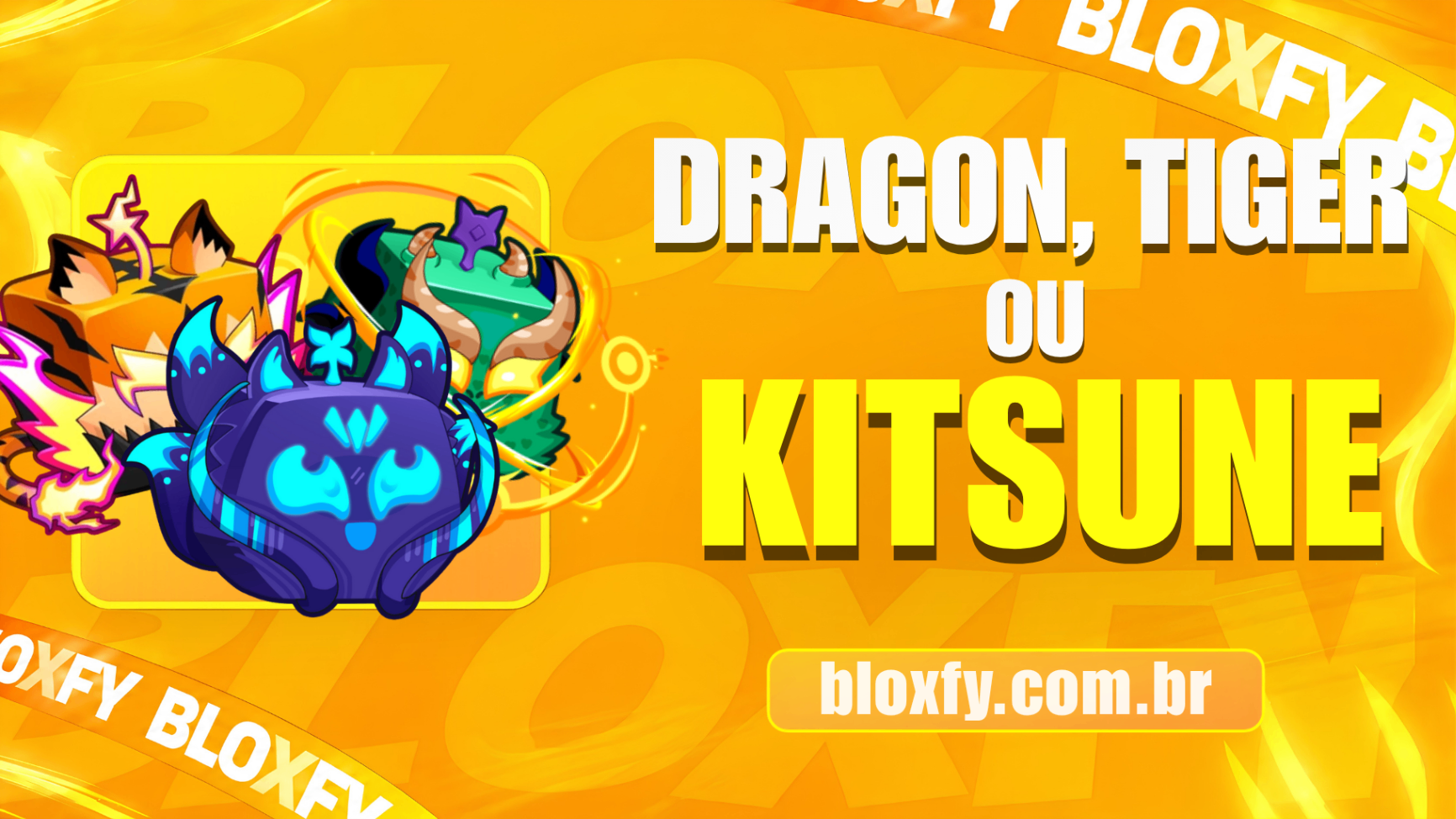 🦊🐲🐯 KITSUNE, DRAGON OU TIGER NO INVENTÁRIO [🔥 Popular 🔥]