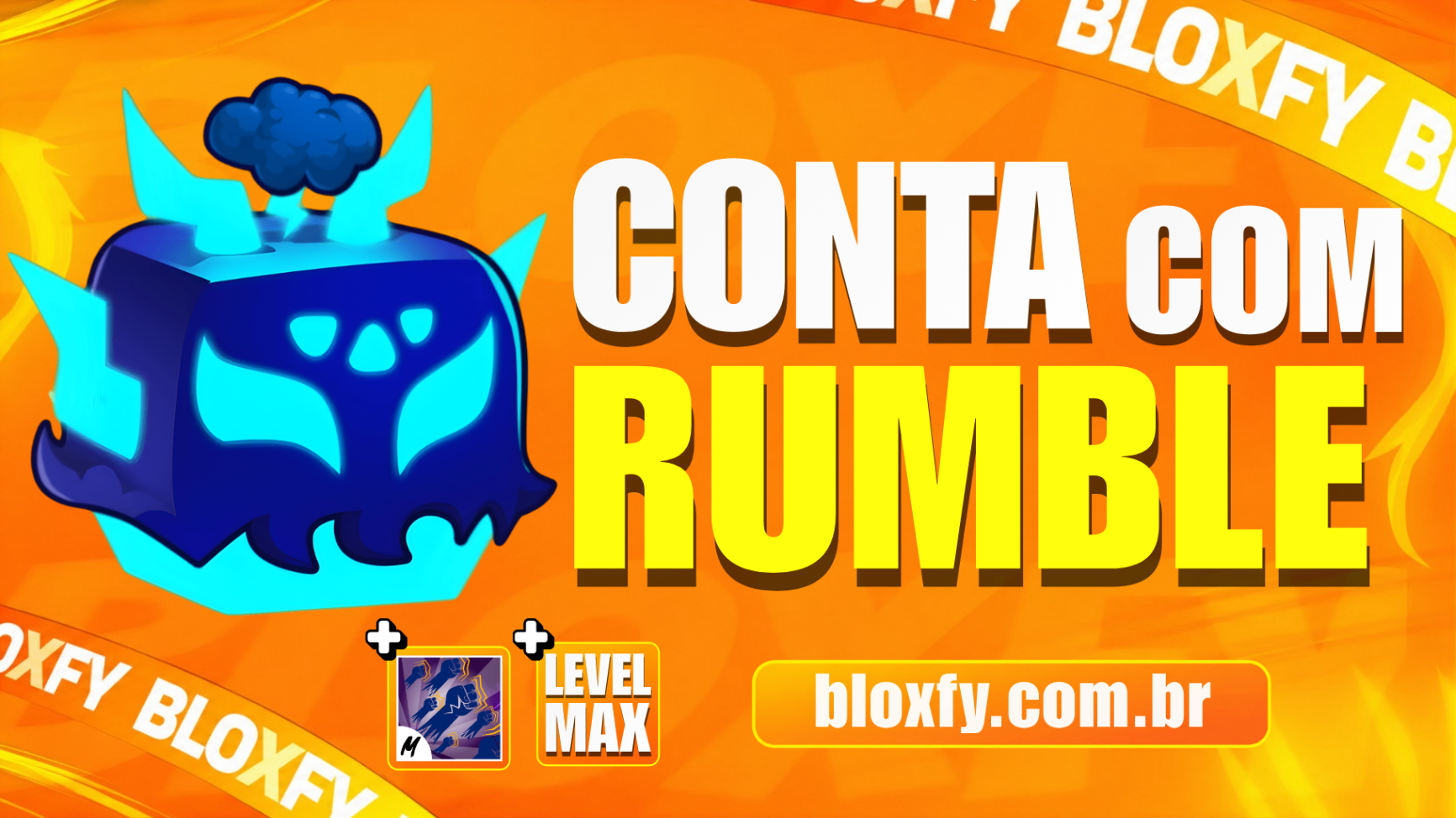 🩻 RUMBLE NO INVENTÁRIO + GODHUMAN + LEVEL MÁXIMO