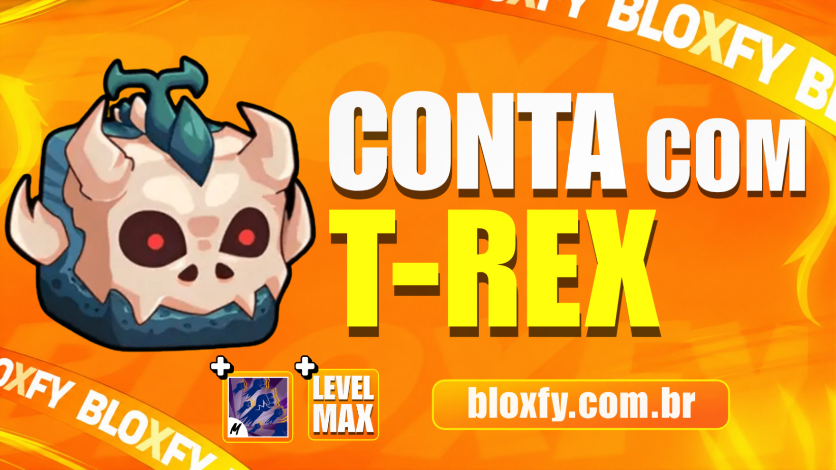 🦖  T-REX NO INVENTÁRIO + GODHUMAN + LEVEL MÁXIMO