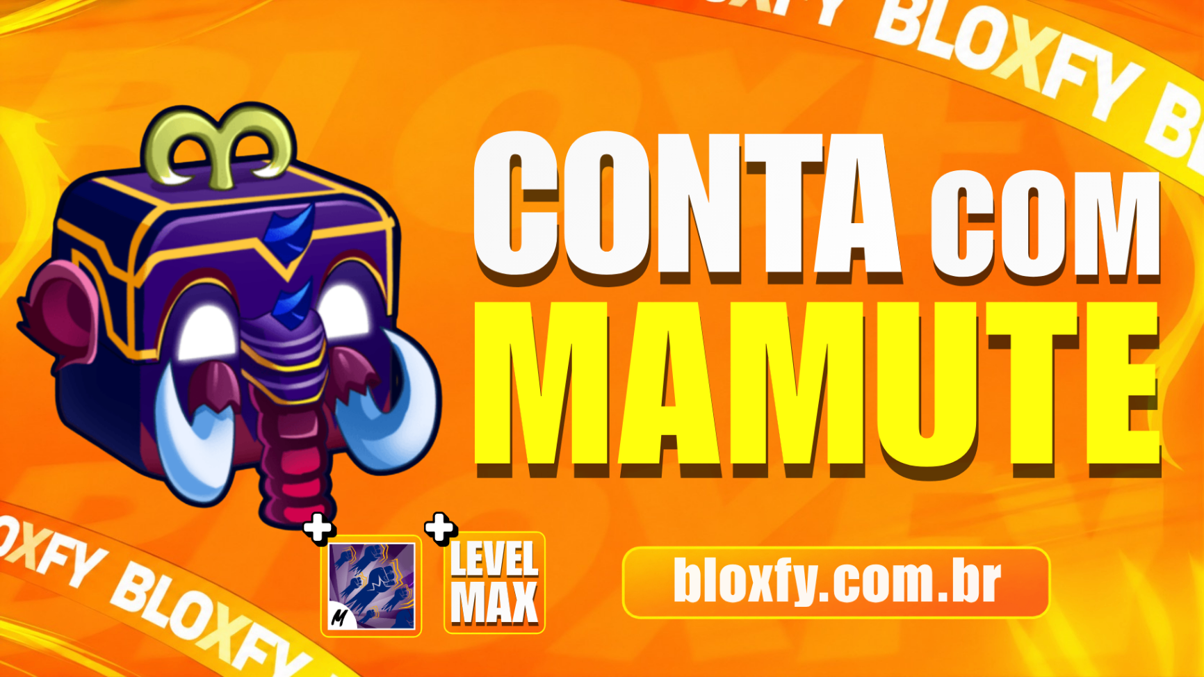 🐘 MAMUTE NO INVENTÁRIO + GODHUMAN + LEVEL MÁXIMO