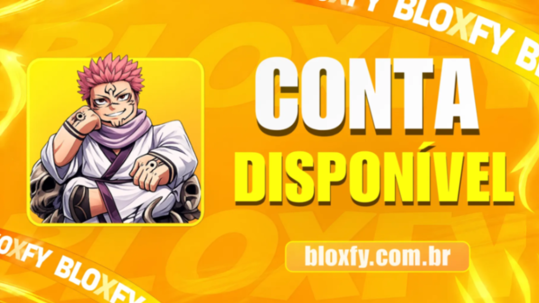 Conta Rara + Sukuna V2 + Raça Rara + Atributos + Level Maximo