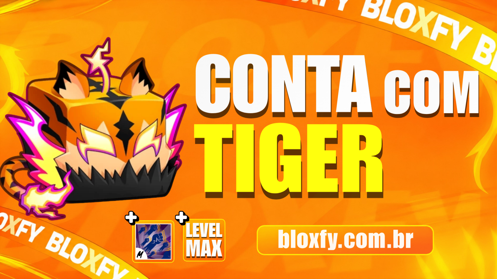 🐆 TIGER NO INVENTÁRIO + GODHUMAN + LEVEL MÁXIMO
