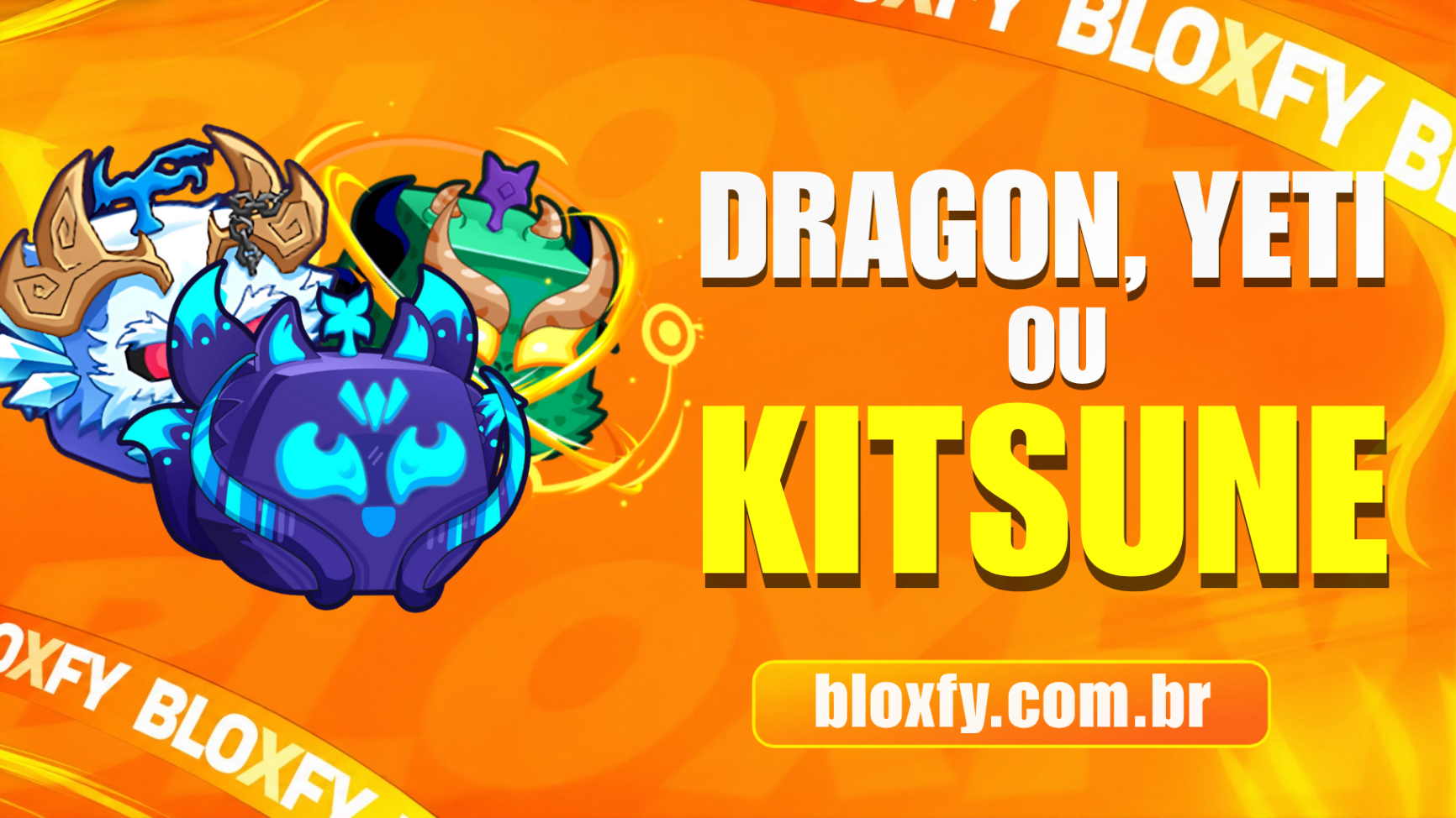 🦊🐲❄️ KITSUNE, DRAGON OU YETI NO INVENTÁRIO [🔥 Popular 🔥]