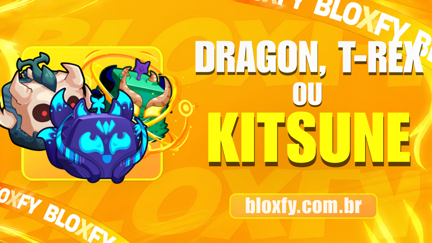 🦊🐲🦖 DRAGON T-REX OU KITSUNE NO INVENTÁRIO [🔥 Popular 🔥]