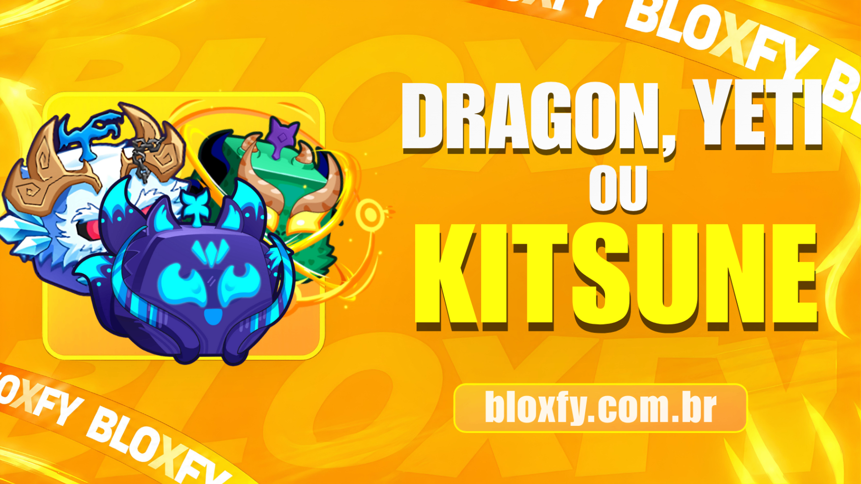 🦊🐲❄️ KITSUNE, DRAGON OU YETI NO INVENTÁRIO [🔥 Popular 🔥]