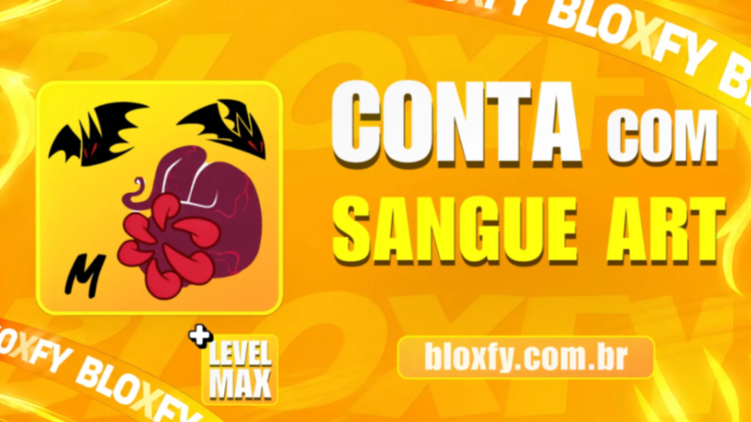 🩸 CONTA COM SANGUINE ART +Level Maximo