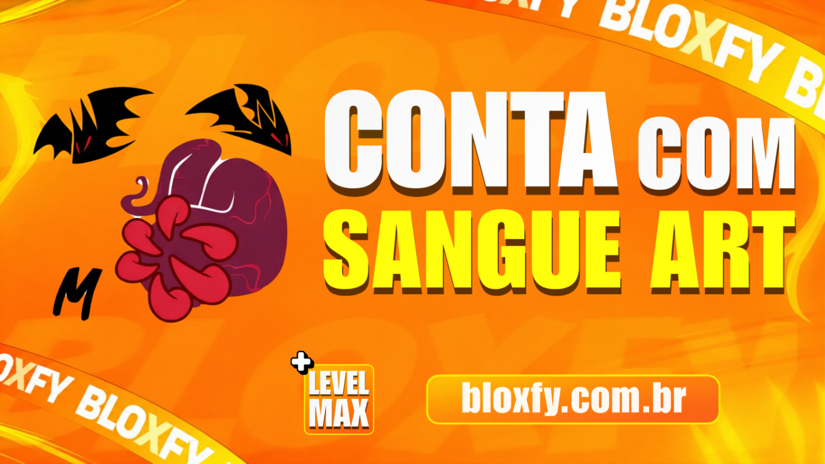 🩸 CONTA COM SANGUINE ART +Level Maximo