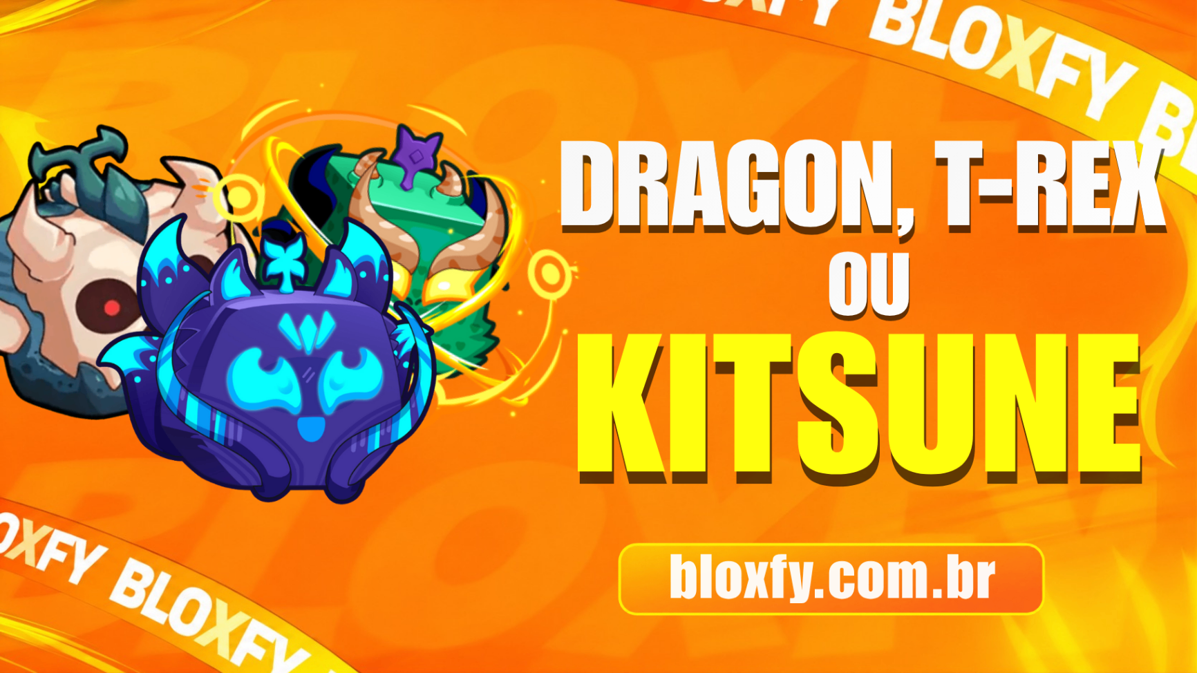 🦊🐲🦖 DRAGON T-REX OU KITSUNE NO INVENTÁRIO [🔥 Popular 🔥]