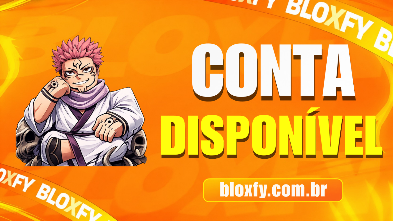 Conta Rara + Sukuna V2 + Raça Rara + Atributos + Level Maximo